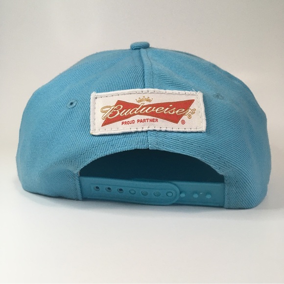 Hockey Night in Canada Budweiser Snap Back Hat Light blue - Picture 4 of 7